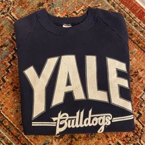 Vintage Yale University crew neck sweater
